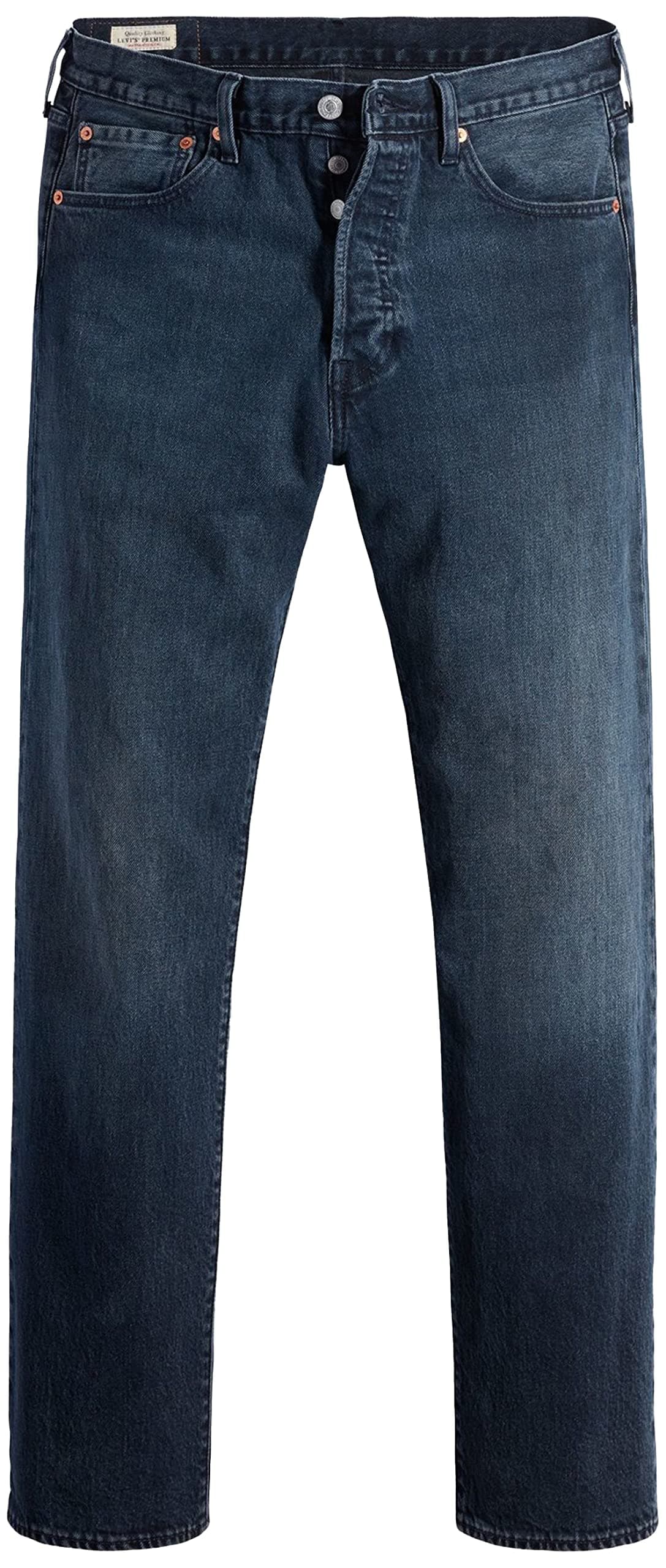 Levi's 501 Original Fit Vaqueros, Blue Black Stretch, 40W / 34L para Hombre