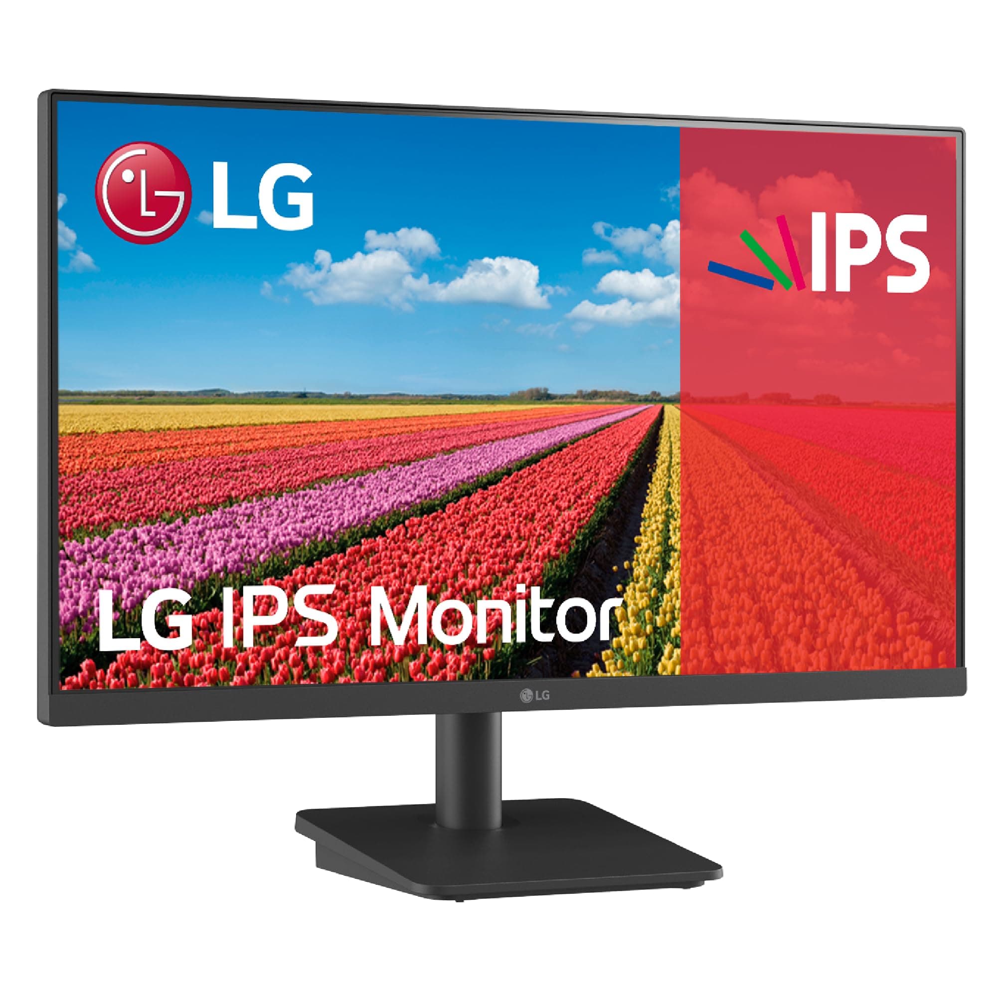LG 24MS500-B - Monitor Full HD, 24", Pantalla IPS, (1920x1080), 16:9, 5 ms, 100 Hz, Black Stabilizer, Reader Mode, Flicker Safe, Negro