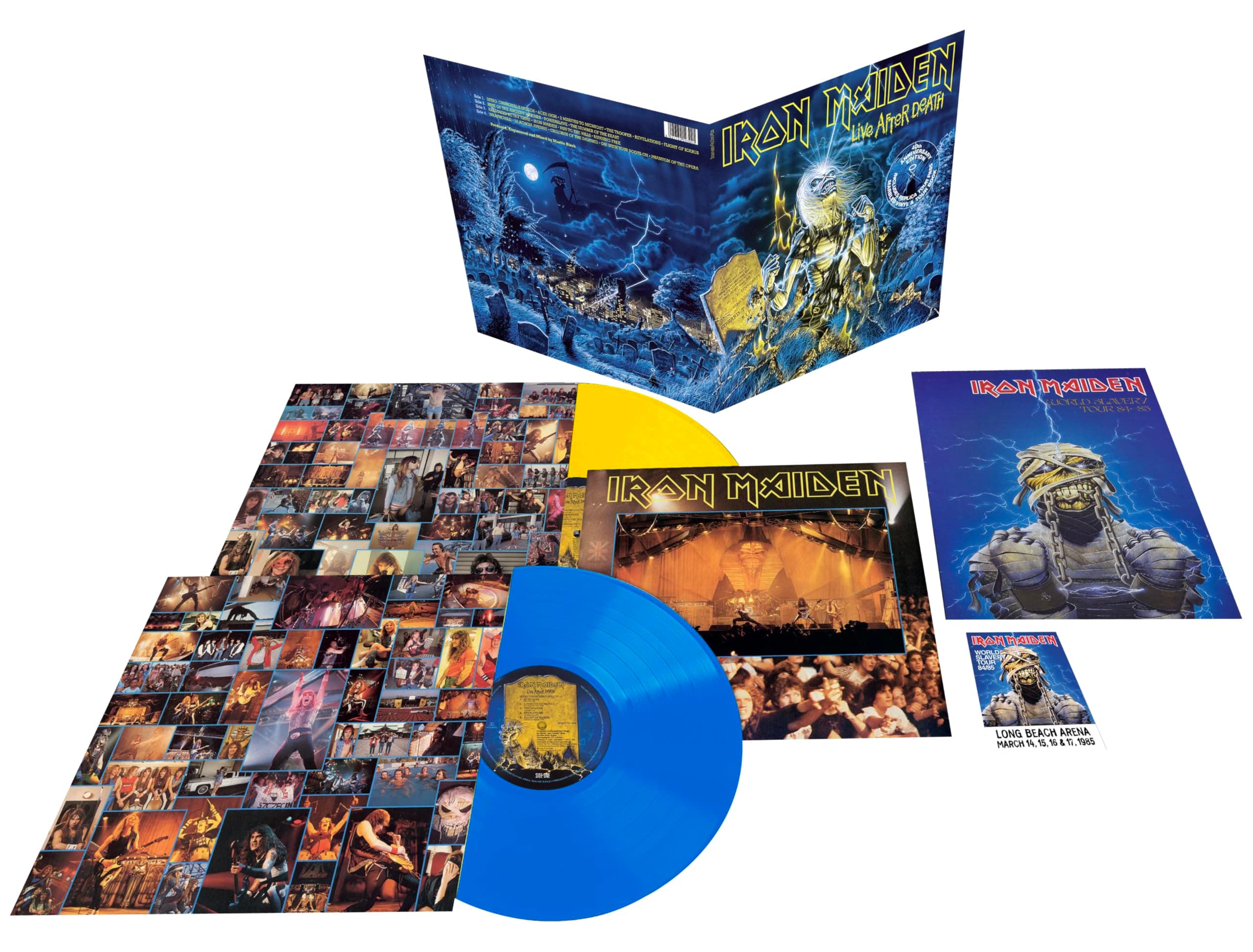 Live After Death (40Th Anniversary Vinyl Blue & Yellow Limited Edt.)