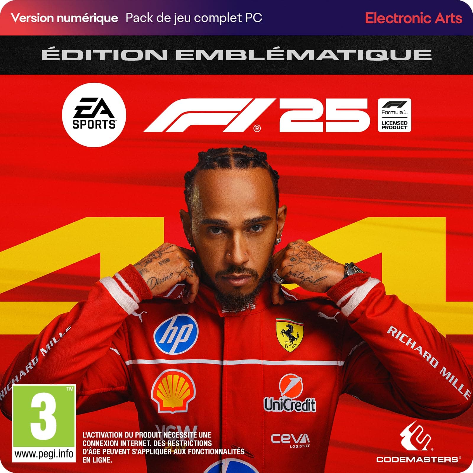 F1 25 Édition emblématique PCWin | Téléchargement code EA App | Jeu Vidéo | Français