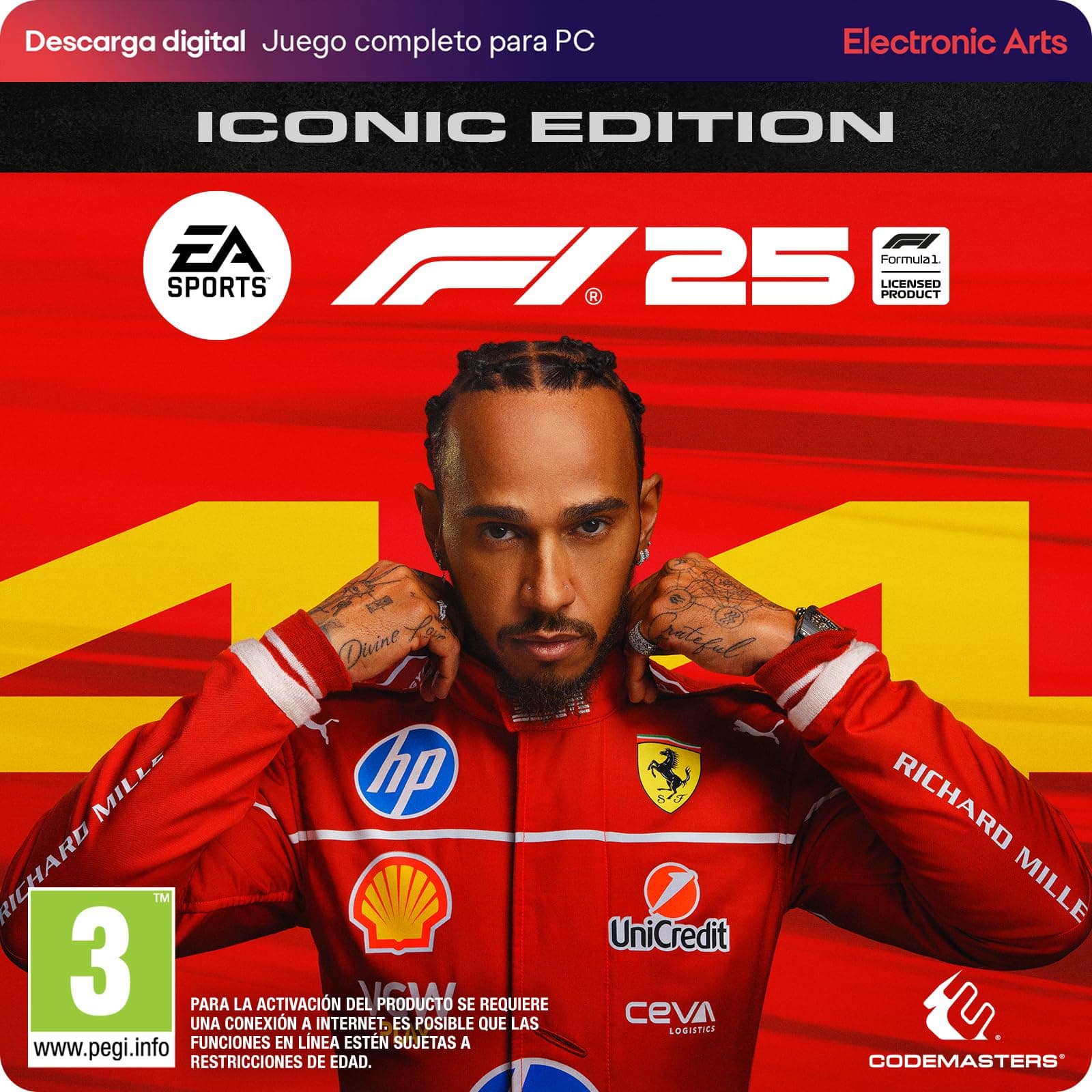F1 25 Iconic Edition PCWin | Codigo de descarga inmediato EA App | Videojuegos | Castellano