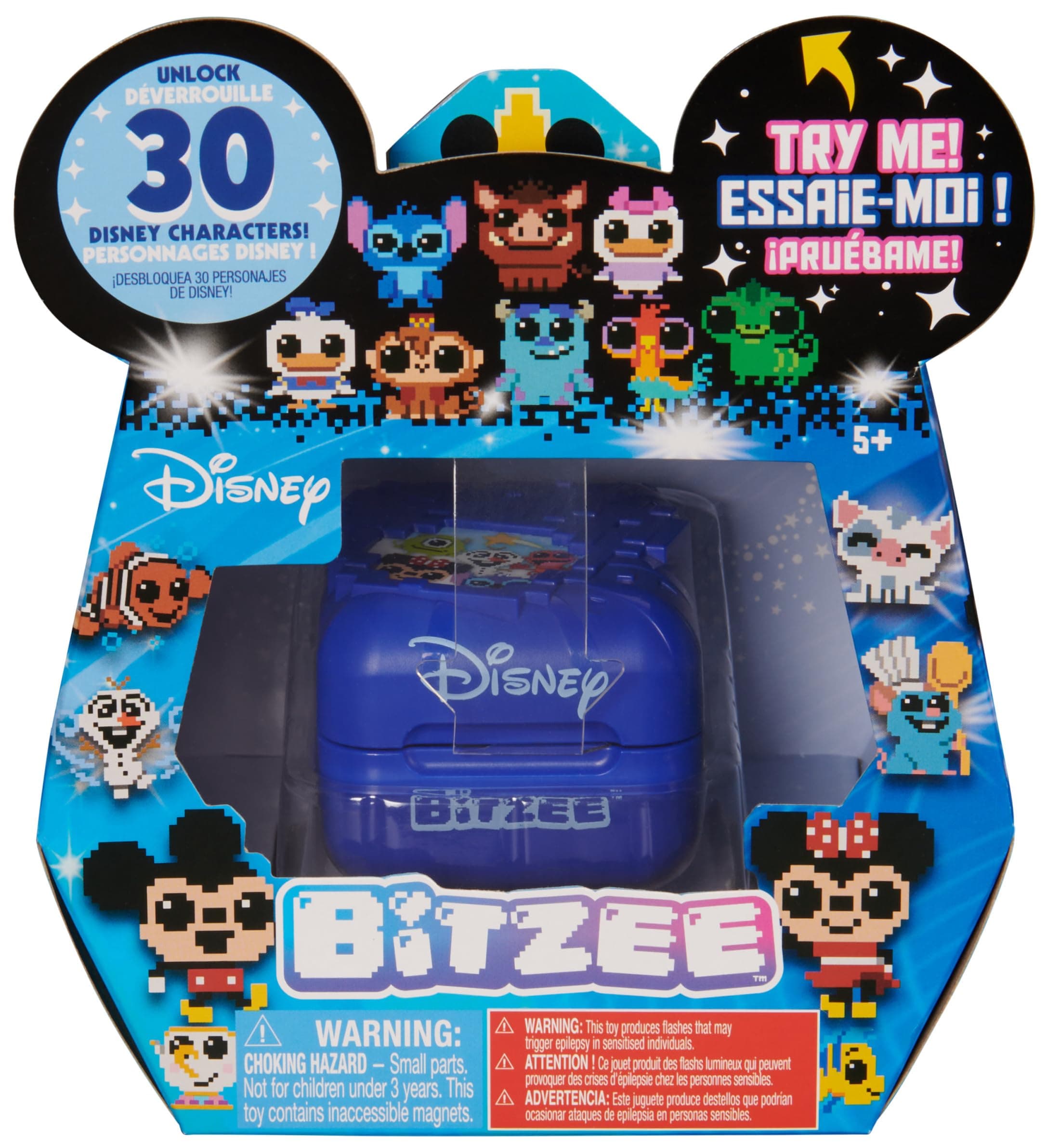 Bitzee - Mascota Virtual con 30 Personajes De Disney - Mascota Digital Que Reacciona al Tacto, con Interacciones y Sonidos - Regalo Niño 5 Años + - Juguetes Niños 5 Años +