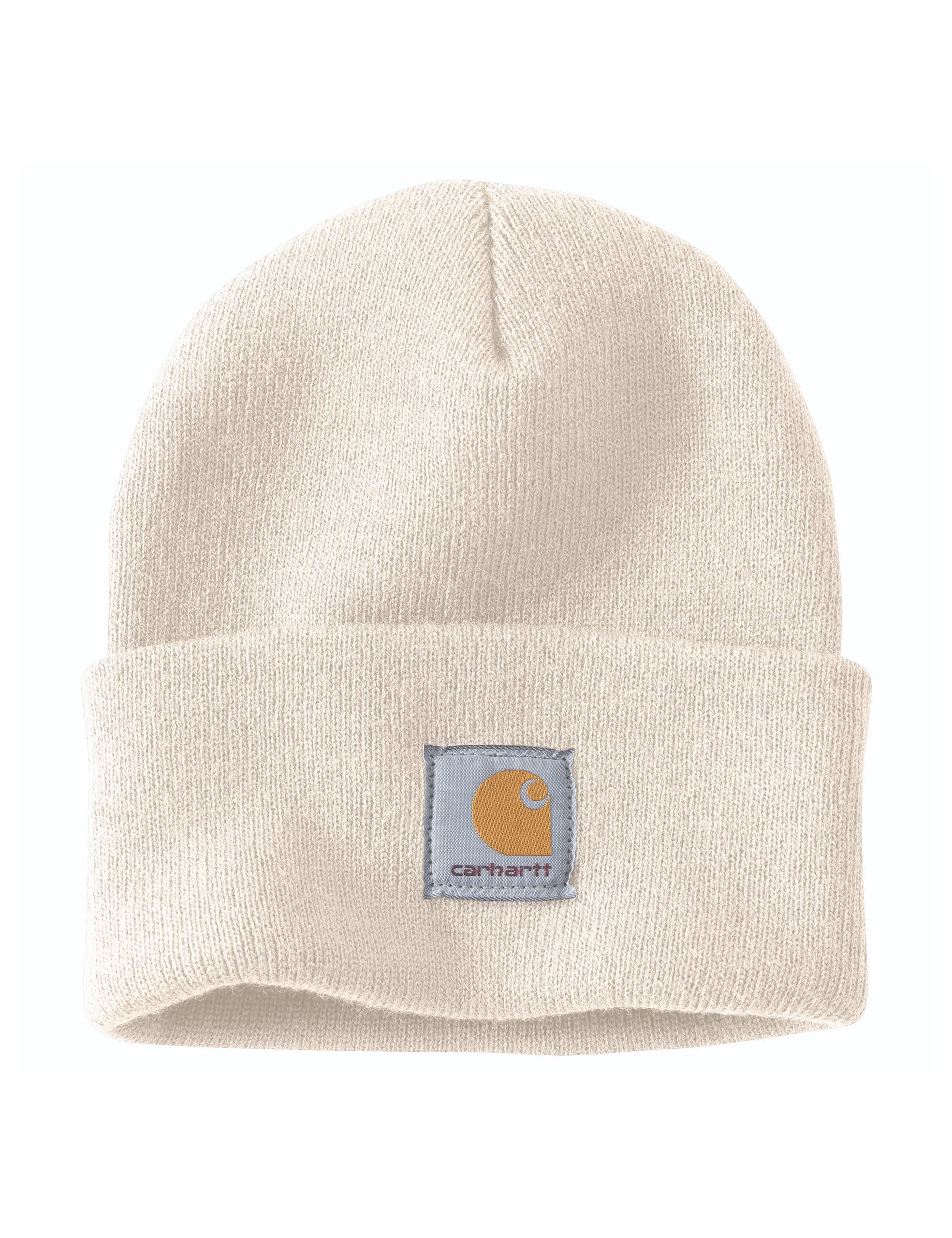 Carhartt Herren Knit Cuffed Beanie Beanie Hat, Winter White, Einheitsgröße