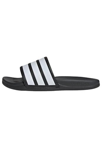 adidas Unisex Adilette Comfort 2.0 Slides Sandal, Core Black/Ftwr White/Carbon, 37 EU
