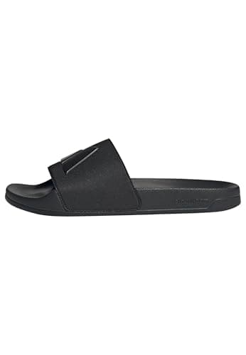 adidas Mixte Adilette Shower Slides Sandal, Core Black/Core Black/Core Black, 43 EU