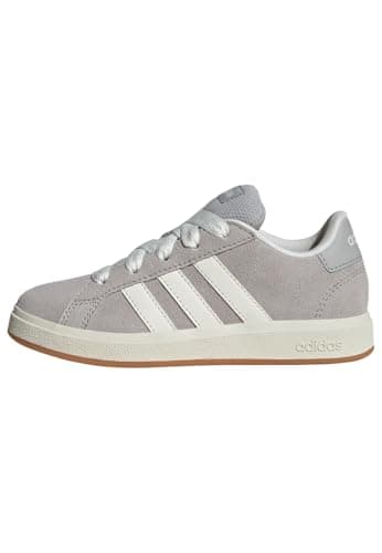 adidas Mixte Enfant Grand Court 00S Kids Shoes, Grey Two/Off White/Gum, 28.5 EU