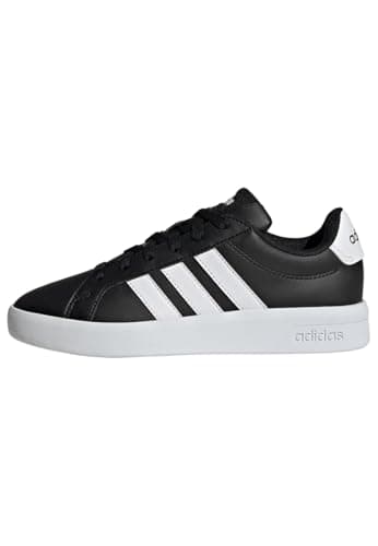 adidas Mixte Enfant Grand Court 3.0 Junior Shoes, Core Black/FTWR White/FTWR White, 37 1/3 EU