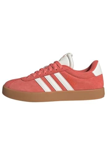 adidas Femme VL Court 3.0 Shoes, Preloved Scarlet/Core White/Bright Red, 38 2/3 EU