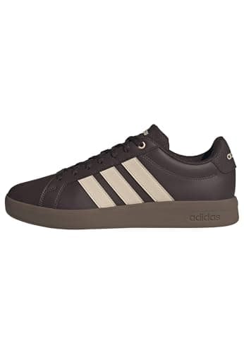 adidas Homme Grand Court Base 3.0 Shoes, Aurora Coffee/Crystal Linen/GUM5, 46 EU