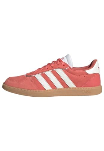 adidas Femme BREAKNET Sleek Shoes, preloved Scarlet/Core White/FTWR White, 36 EU