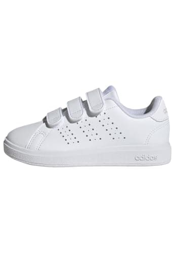 adidas Unisex Kinder Advantage Base 2.0 Children Shoes, Cloud White/Cloud White/Grey One, 33.5 EU