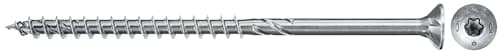 fischer PowerFast II CTP 3,5 x 45, Spanplattenschraube (500 Stk.) mit Teilgewinde, Senkkopfschraube mit Innenstern, Schraube für Holzverarbeitung, reduziert Einschraubwiderstand & Einschraubzeit