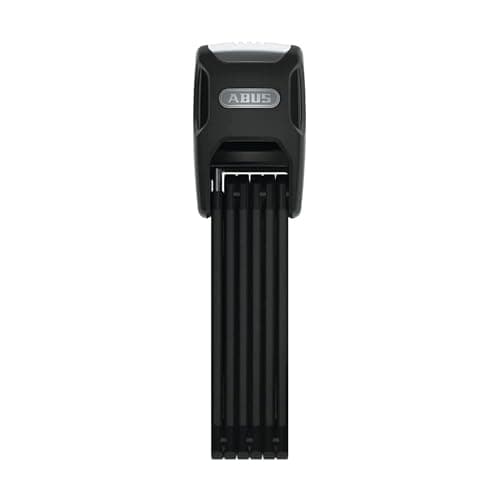 ABUS Antivol Pliant Bordo Alarm 6000KA SH avec Support, 120 cm, Noir
