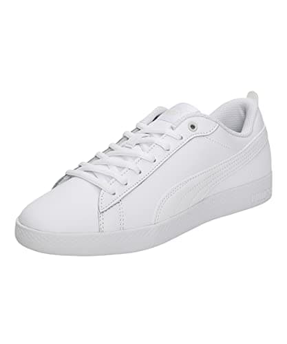 PUMA Women Smash Wns V2 L Baskets, Puma White Puma White, 40.5 EU