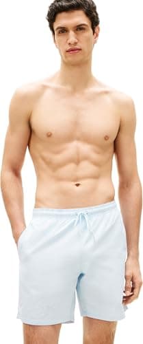 Tommy Hilfiger Im & Na UM0UM03309 Short de Bain Long avec Cordon de Serrage pour Homme, Bleu (Keepsake Blue), XS