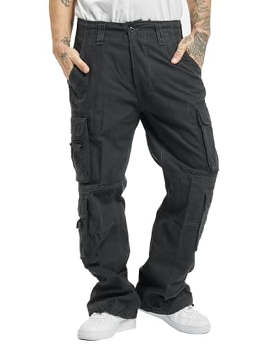 Brandit Pure Vintage Pants, Color: anthrazit, Size: S
