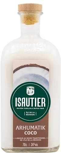 Isautier - Arhumatik Coco - Liqueur au rhum traditionnel - Ile de la Réunion - 24° (1 x 0,7L)