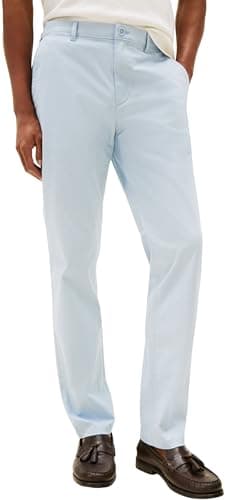 Tommy Hilfiger Chino Homme Core Denton Essential Twill Straight Fit, Bleu (Blue Cloud), 34W/29L