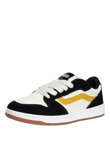 Vans Homme Baskets À Lacets Ryland Check, Black/White, 44 EU