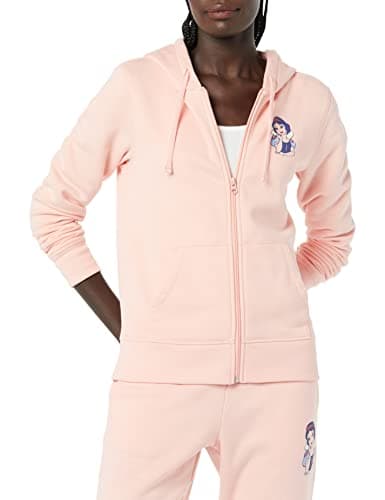 Amazon Essentials Disney | Marvel | Star Wars | Princess Felpe con Cappuccio in Pile con Cerniera Intera (Disponibili in Taglie Forti) Donna, Biancaneve, S