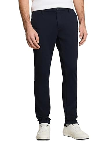 Tom Tailor Herren Jersey Travis Slim Fit Chino Hose, 10668 - Sky Captain Blue, 38/34
