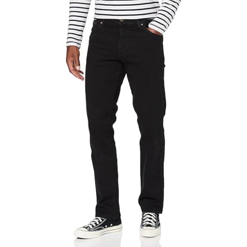 Wrangler - Jean Homme - Coupe Droite Authentic - Texas - Noir Overdye