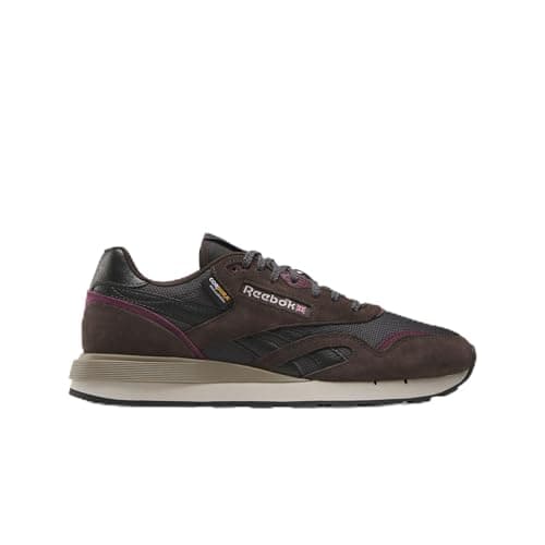 Reebok Zapatillas clásicas unisex de nailon 89, color negro lavado/negro cereza, talla 37,5 EU, Washed Black Black Cherry, 37.5 EU