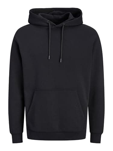 JACK & JONES Jjebradley Sweat À Capuche Noos Homme Sweatshirt à capuche, Noir, XL