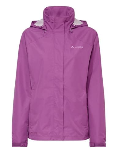 VAUDE Damen Freizeit und Regenjacke Escape Bike Light, wasser- und winddicht, atmungsaktiv, magenta, 44
