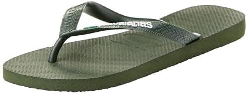 Havaianas Top Brasil Logo Unisex Flipflop Olive Green 39 EU