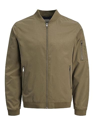 JACK & JONES Jjerush Bomber Noos Homme veste, Dusky Green, S