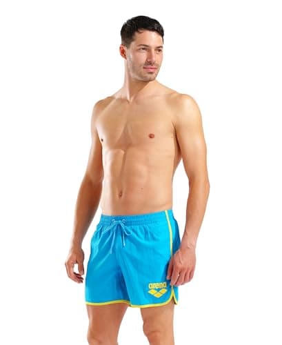 ARENA Pantaloncino Mare da Uomo Big Logo Borders