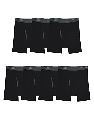 Fruit of the Loom Men's Coolzone Boxer Briefs, Moisture Wicking & Breathable, Assorted Color Multipacks, Lot de 7 – Noir, Homme