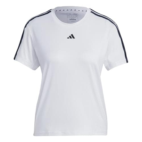 Adidas Damen AEROREADY Train Essentials 3-Stripes Tee, White/Black, XL