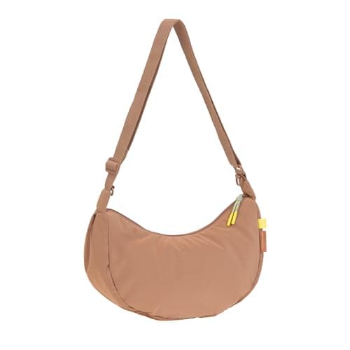 LÄSSIG Sac à langer avec crochet pour poussette/Stretch Up Bum Bag almond
