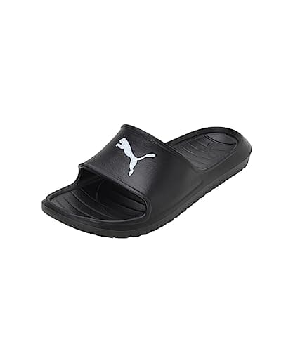 PUMA Unisex Divecat V2 Lite Cat Infradito, Puma Black Puma White, 40.5 EU