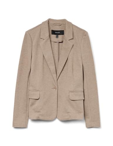 Vero Moda Femme Vmjulia JRS Noos Blazer, Silver Mink, 40 EU