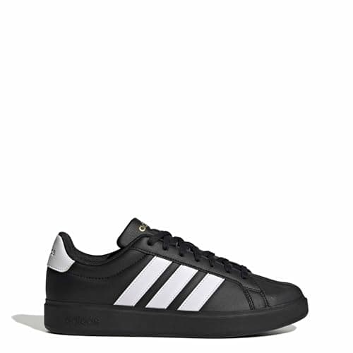 adidas Uomo Streettalk Shoes, Core Black/Ftwr White/Matte Gold, 46 EU