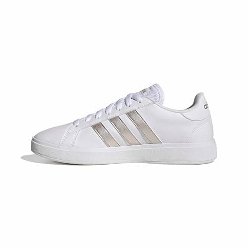 adidas Damen Grand Court TD Lifestyle Court Casual Shoes, Cloud White / Platinum / Cloud White, 42 EU
