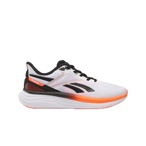 Reebok Zapatillas Viva Speed para Hombre, Color Blanco/Negro/Naranja Flash, Talla 38,5 EU