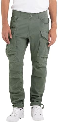 Replay Pantalones Joe 703 Aviator Green 3634 para Hombre