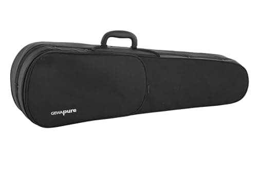 PURE GEWA Estuche para violín negro con pequeño bolsillo para partituras 4/4