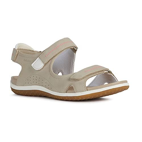 Geox D Sandal Vega A, Sandali Donna, Beige (Taupe), 39 EU