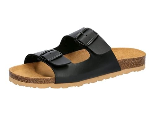 Lico Mules Bioline Man pour homme, Semelle claire noire, 39 EU
