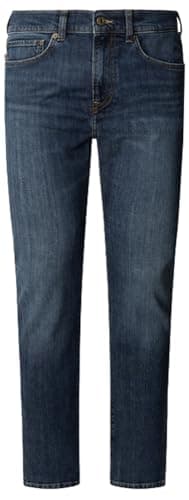 Pepe Jeans Pantalones Vaqueros Ajustados para Hombre, Azul (denim-5fa), 40W / 34L