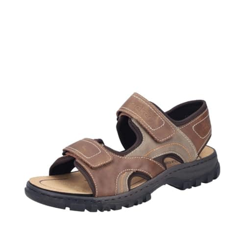 Rieker Sandales de trekking pour homme, marron, 44 EU