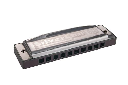 Hohner Silver Star Armónica Diatónica en Do (C) Mayor – 10 Agujeros, Afinación Richter, Ideal para Principiantes, Blues y Rock, Peine ABS Resistente, Small Box