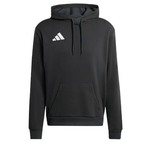 adidas Homme Entrada26 Hoodie Sweatshirt, Black/White, S Tall