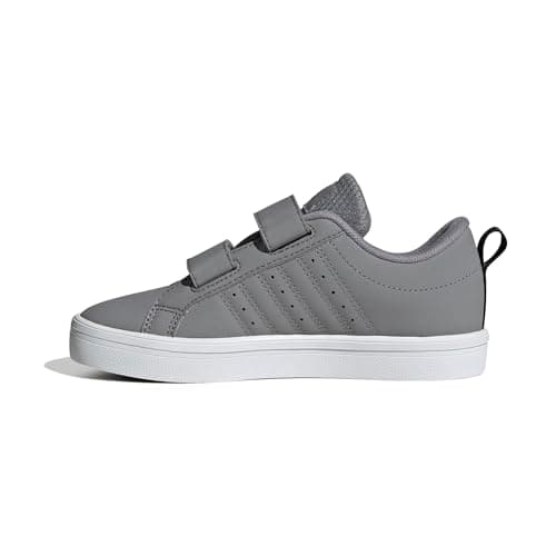 adidas Unisex niños Vs Pace 2.0 Hook and Loop Kids Shoes, Grey Three/Core Black/Cloud White, 29 EU
