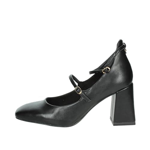Tamaris Damen Pumps Blockabsatz Vegan; Black MATT, EU 41